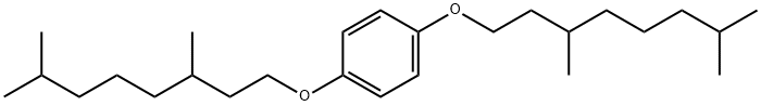 1,4-双[(3′,7′-二甲基辛基)氧]苯 结构式