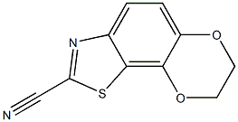 [1,4]Dioxino[2,3-g]benzothiazole-2-carbonitrile,7,8-dihydro-(9CI) 结构式