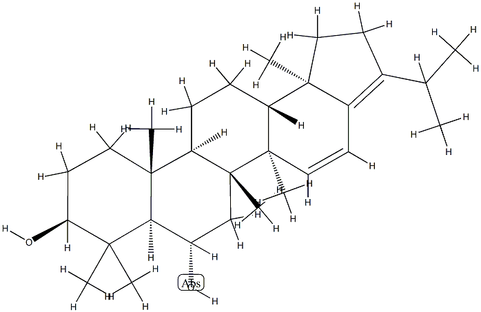 A'-Neogammacera-15,17(21)-diene-3β,6α-diol 结构式