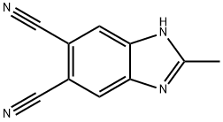 1H-Benzimidazole-5,6-dicarbonitrile,2-methyl-(9CI) 结构式