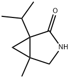3-Azabicyclo[3.1.0]hexan-2-one,5-methyl-1-(1-methylethyl)-(9CI) 结构式
