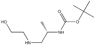 Carbamic acid, [(1S)-2-[(2-hydroxyethyl)amino]-1-methylethyl]-, 1,1- 结构式