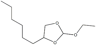 1,3-Dioxolane,2-ethoxy-4-hexyl-(9CI) 结构式