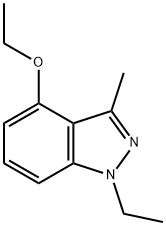 1H-Indazole,4-ethoxy-1-ethyl-3-methyl-(9CI) 结构式