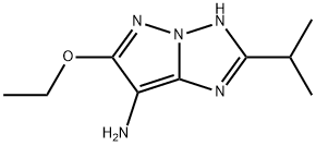 1H-Pyrazolo[1,5-b][1,2,4]triazol-7-amine,6-ethoxy-2-(1-methylethyl)-(9CI) 结构式