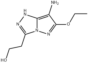1H-Pyrazolo[5,1-c]-1,2,4-triazole-3-ethanol,7-amino-6-ethoxy-(9CI) 结构式