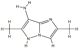 1H-Imidazo[1,2-b]pyrazol-7-amine,2,6-dimethyl-(9CI) 结构式