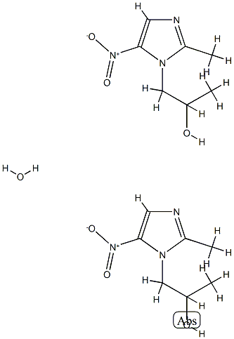 塞克硝唑半水合物 结构式