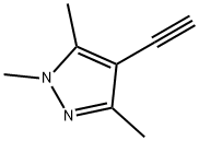 4-乙炔基-1,3,5-三甲基-1H-吡唑 结构式