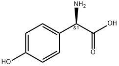 D(-)-对羟基苯甘氨酸 结构式