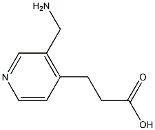 4-Pyridinepropanoicacid,3-(aminomethyl)-(9CI) 结构式