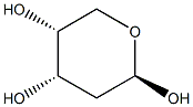 2-Deoxy-β-D-ribopyranose 结构式