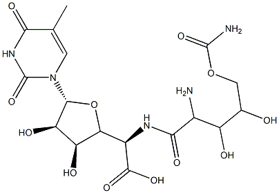 多氧菌素 J 结构式