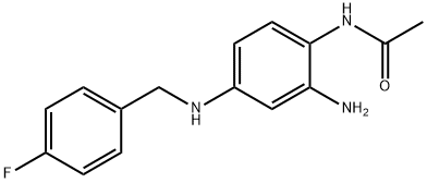 N -乙酰瑞替加滨 结构式