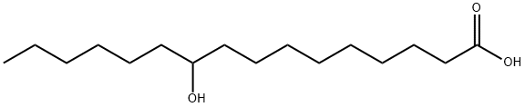 10-Hydroxypalmitic acid 结构式