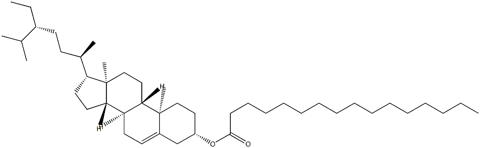 Β-谷甾醇棕榈酸酯 结构式