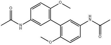 3',3'''-Bi-p-acetanisidide 结构式