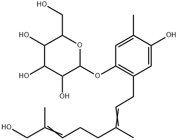 鹿蹄草苷 结构式