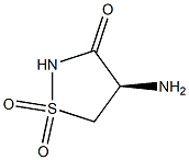 3-Isothiazolidinone,4-amino-,1,1-dioxide,(4R)-(9CI) 结构式