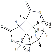 3a,3b,6a,6b-Tetrahydro-2,5-pentanocyclobuta[1,2-c:3,4-c']dipyrrole-1,3,4,6-tetrone 结构式