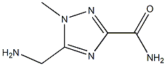 1H-1,2,4-Triazole-3-carboxamide,5-(aminomethyl)-1-methyl-(9CI) 结构式