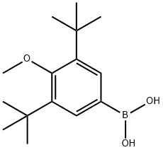 (3,5-DI-TERT-BUTYL-4-METHOXYPHENYL)BORONIC ACID 结构式