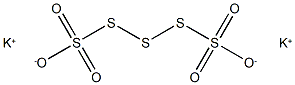 Potassium pentathionate 结构式