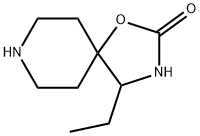 1-Oxa-3,8-diazaspiro[4.5]decan-2-one,4-ethyl-(8CI,9CI) 结构式