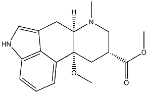 10β-Methoxy-6-methylergoline-8β-carboxylic acid methyl ester 结构式