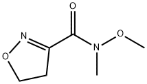 3-Isoxazolecarboxamide,4,5-dihydro-N-methoxy-N-methyl-(9CI) 结构式