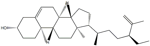 赤桐甾醇 结构式