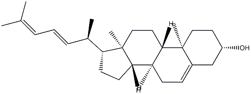 22-dehydrodesmosterol 结构式