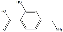 4-aminomethyl-2-hydroxybenzoic acid 结构式