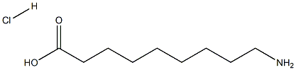 Nonanoic acid,9-amino-, hydrochloride (1:1) 结构式