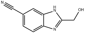 1H-Benzimidazole-5-carbonitrile,2-(hydroxymethyl)-(9CI) 结构式