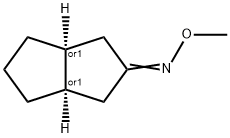 2(1H)-Pentalenone,hexahydro-,O-methyloxime,(3aR,6aS)-rel-(9CI) 结构式