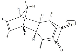 1,4-Ethano-5,8-methanonaphthalene-10,11-dione, 1,4,4a,5,8,8a-hexahydro-, (1R,4S,4aR,5R,8S,8aS)-rel- (9CI) 结构式