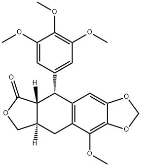 beta-peltatin A methyl ether 结构式