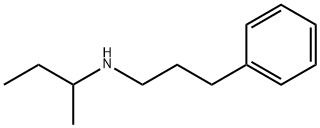 butan-2-yl(3-phenylpropyl)amine 结构式