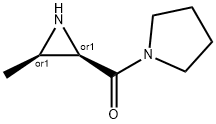 Pyrrolidine, 1-[[(2R,3R)-3-methyl-2-aziridinyl]carbonyl]-, rel- (9CI) 结构式