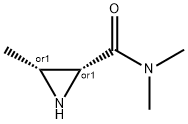 2-Aziridinecarboxamide,N,N,3-trimethyl-,(2R,3R)-rel-(9CI) 结构式