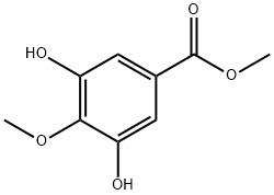 3,5-二羟基-4-甲氧基苯甲酸甲酯 结构式