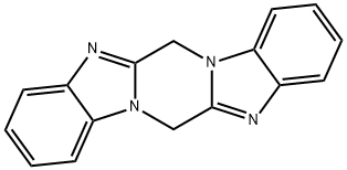 6H,13H-Pyrazino[1,2-a:4,5-a']bisbenzimidazole 结构式