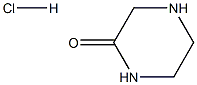 哌嗪-2-酮盐酸盐 结构式