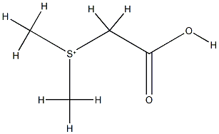 Carboxymethyldimethylsulfonium 结构式