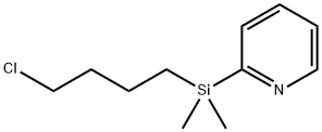 Pyridine,2-[(4-chlorobutyl)dimethylsilyl]-(9CI) 结构式