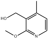 3-Pyridinemethanol,2-methoxy-4-methyl-(9CI) 结构式