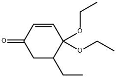 2-Cyclohexen-1-one,4,4-diethoxy-5-ethyl-(9CI) 结构式