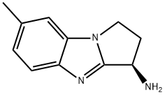 1H-Pyrrolo[1,2-a]benzimidazol-3-amine,2,3-dihydro-7-methyl-,(3R)-(9CI) 结构式