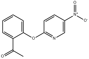 1-(2-(5-nitropyridin-2-yloxy)phenyl)ethanone 结构式